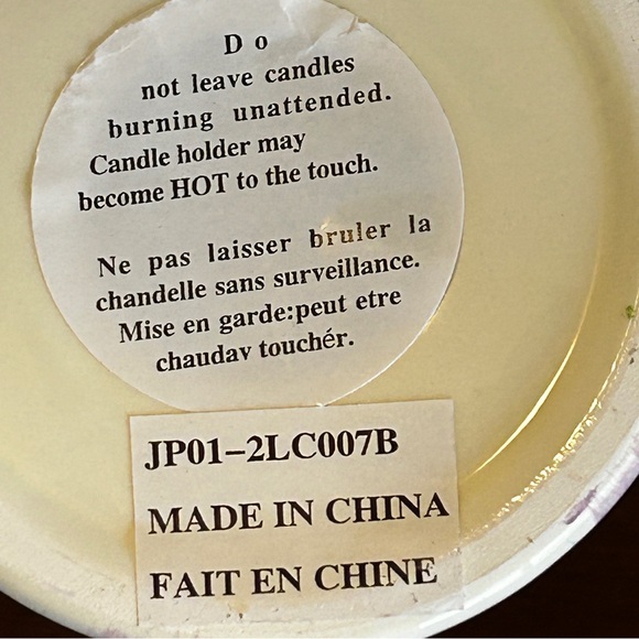 Set of 2 Ceramic Candle holders for Tealight Votive Pillar Candle Pastel Colours - Picture 6 of 7